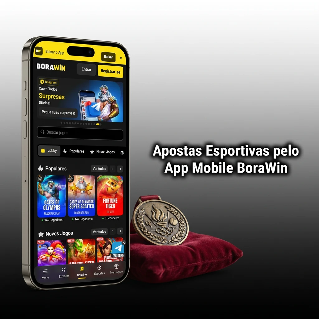 Apostas Esportivas pelo App Mobile BoraWin