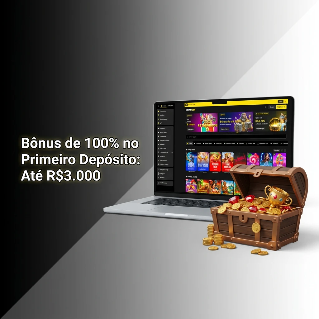 Bônus de 100% no Primeiro Depósito: Até R$3.000
