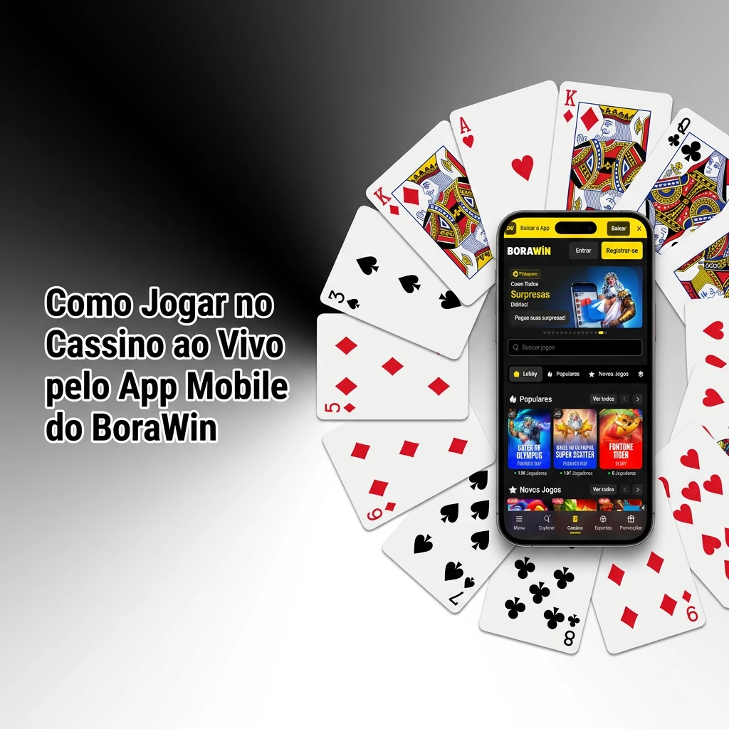 Como Jogar no Cassino ao Vivo pelo App Mobile do BoraWin
