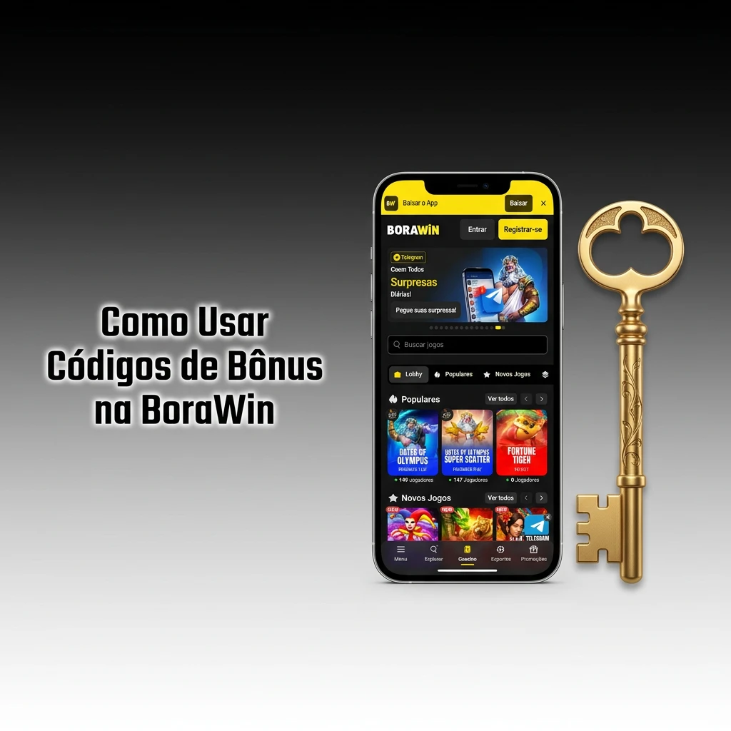 Como Usar Códigos de Bônus na BoraWin