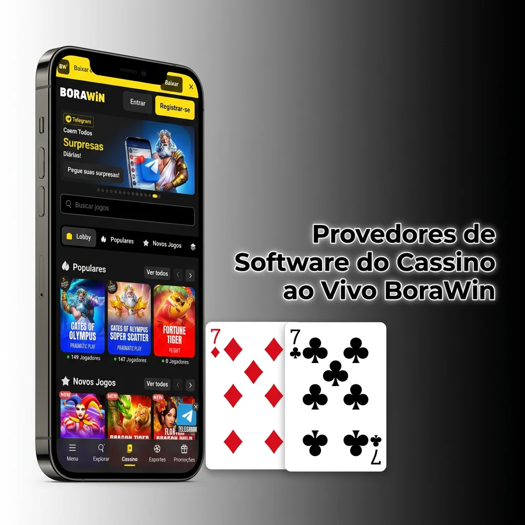 Provedores de Software do Cassino ao Vivo BoraWin