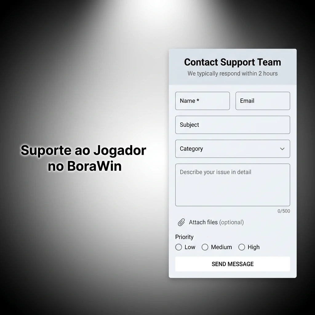 Suporte ao Jogador no BoraWin