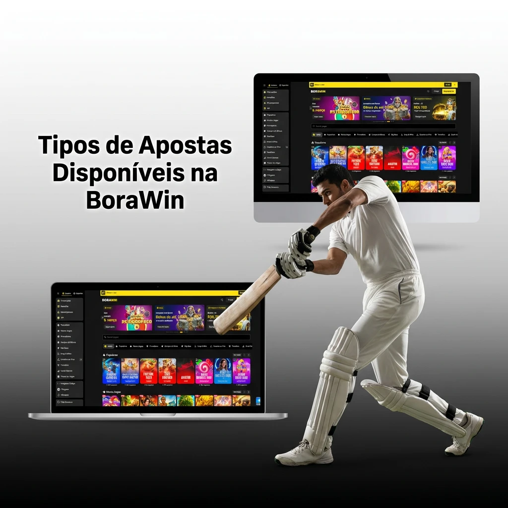 Tipos de Apostas Disponíveis na BoraWin
