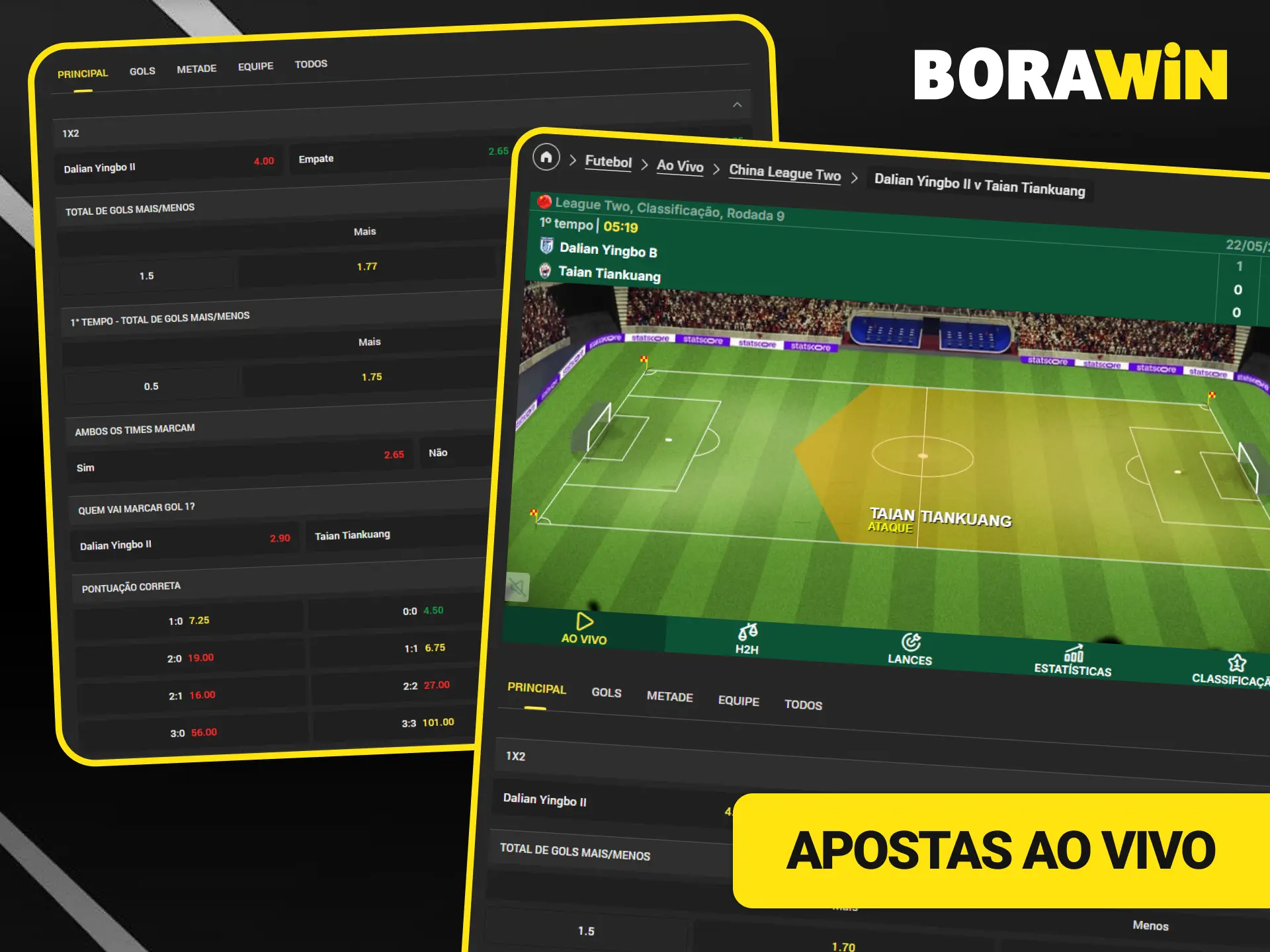 Participe das empolgantes apostas ao vivo na BoraWin e ganhe.